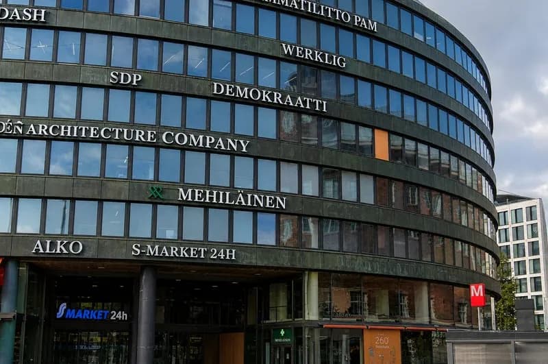Sisätasoitus- ja maalaustyöt Mehiläinen Ympyrätalon toimitiloissa Helsingissä